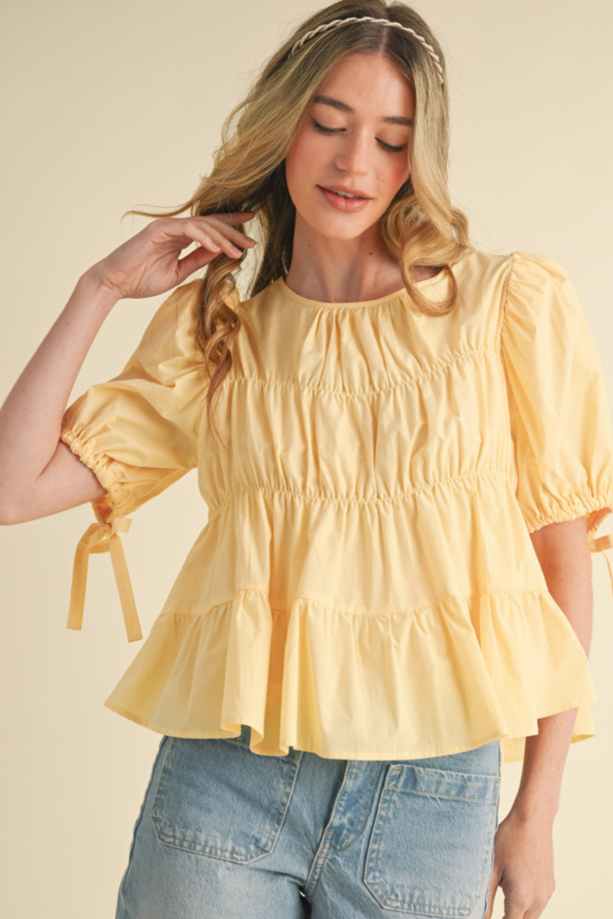 Margot Butter Yellow Top