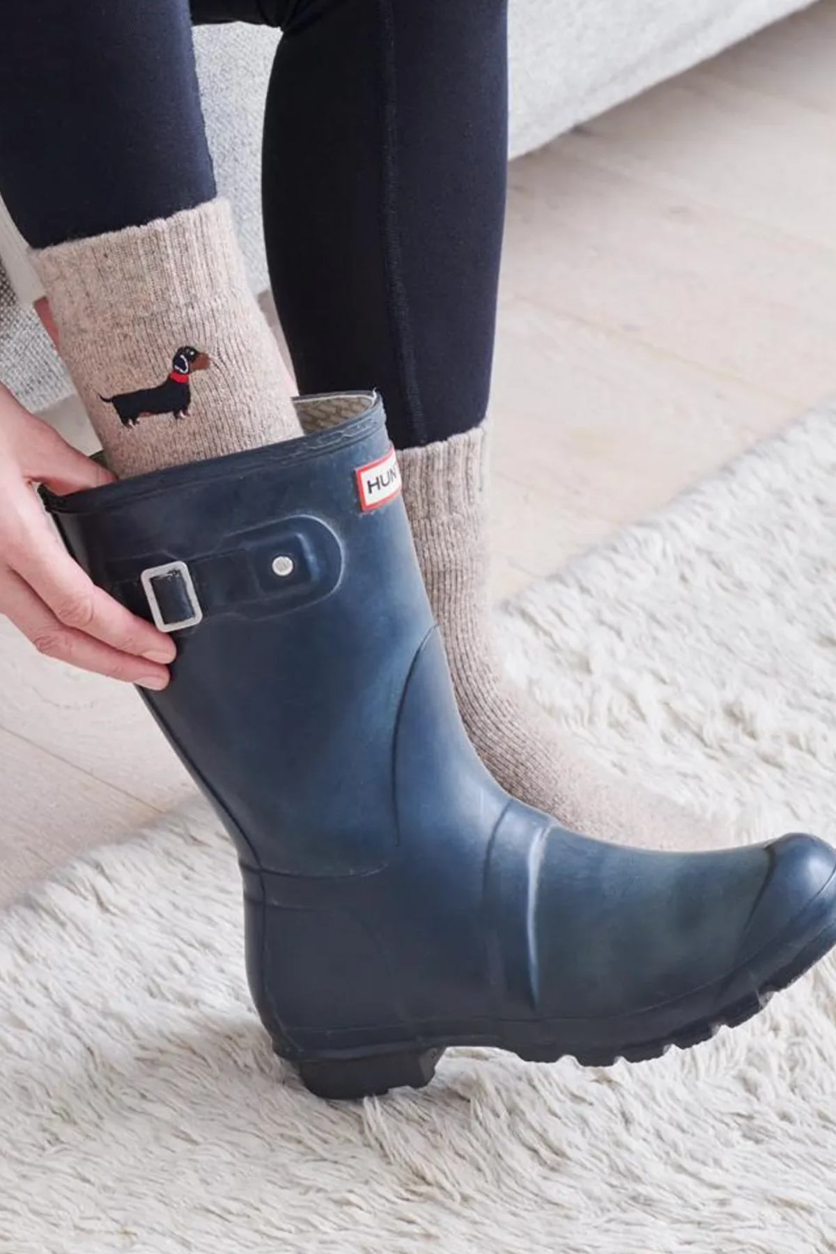 Dog Walking Socks - Dachshund