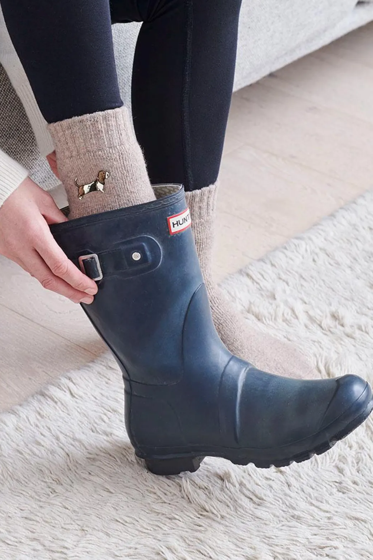 Dog Walking Socks - Basset Hound