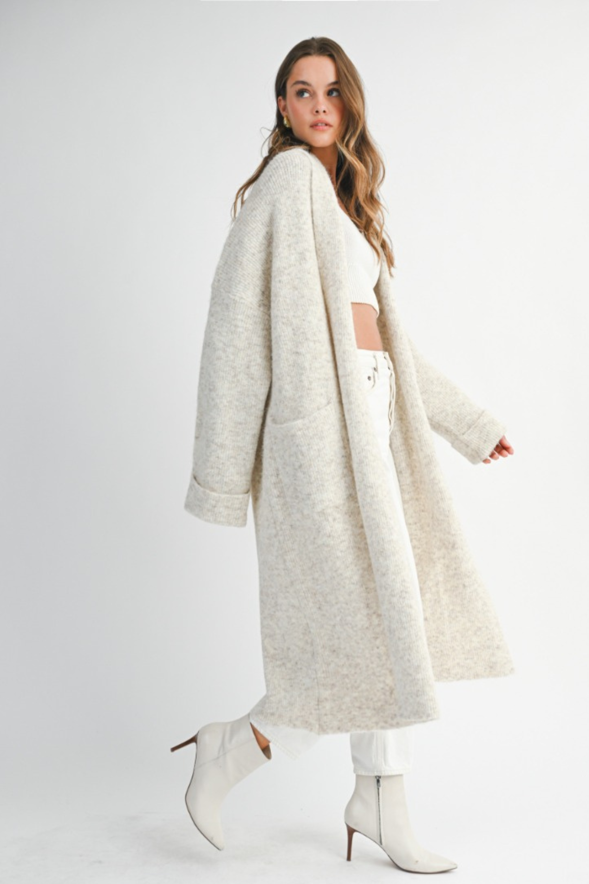 Shawl Collar Duster Cardigan