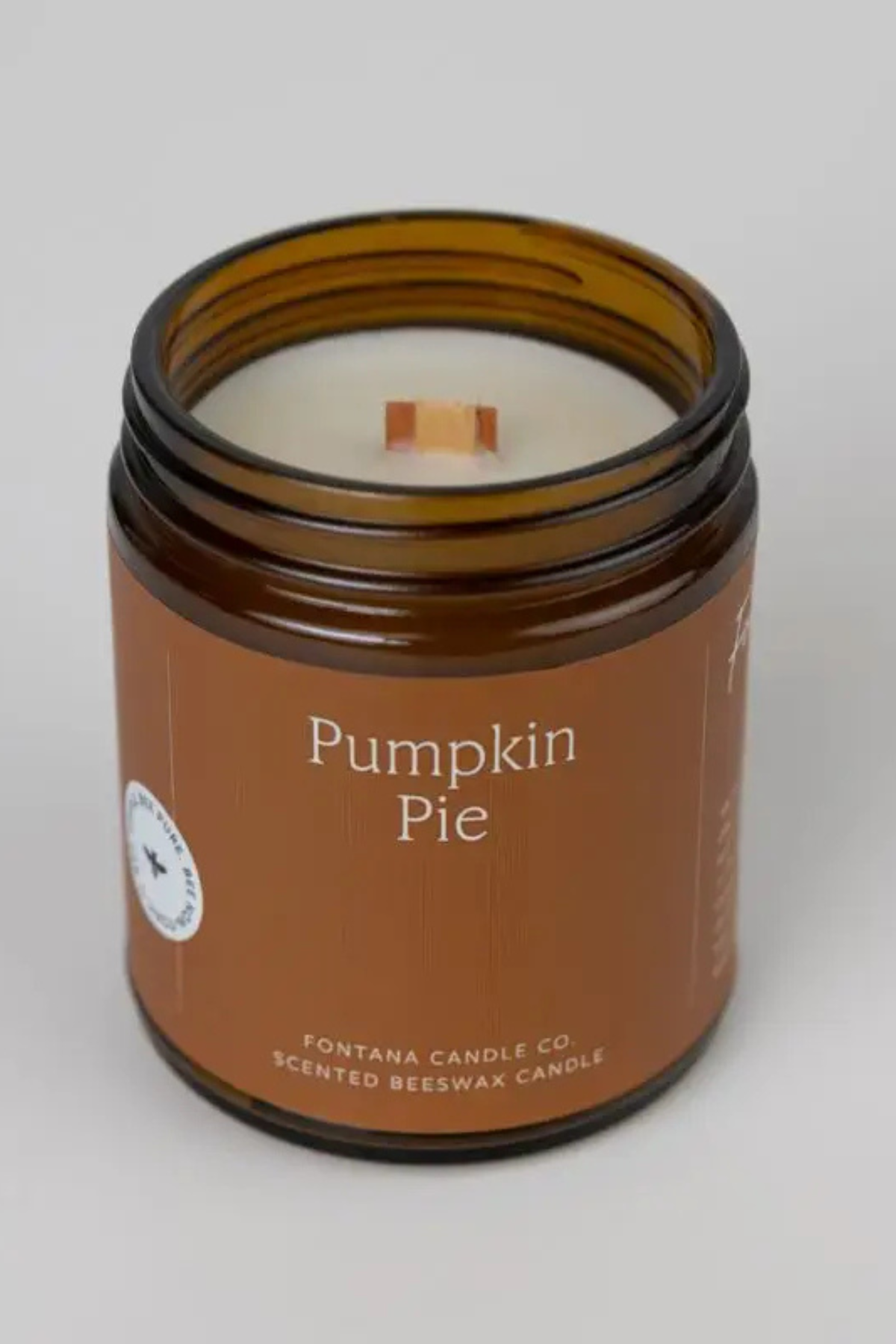 Pumpkin Pie Essential Oil Beeswax Non Toxic Candle