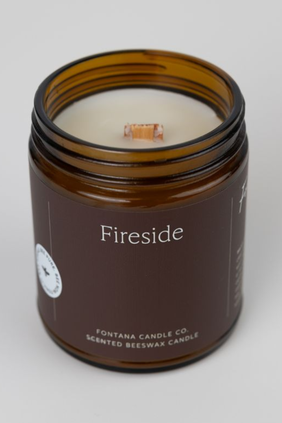 Fireside Essential Oil Beeswax Non Toxic Candle