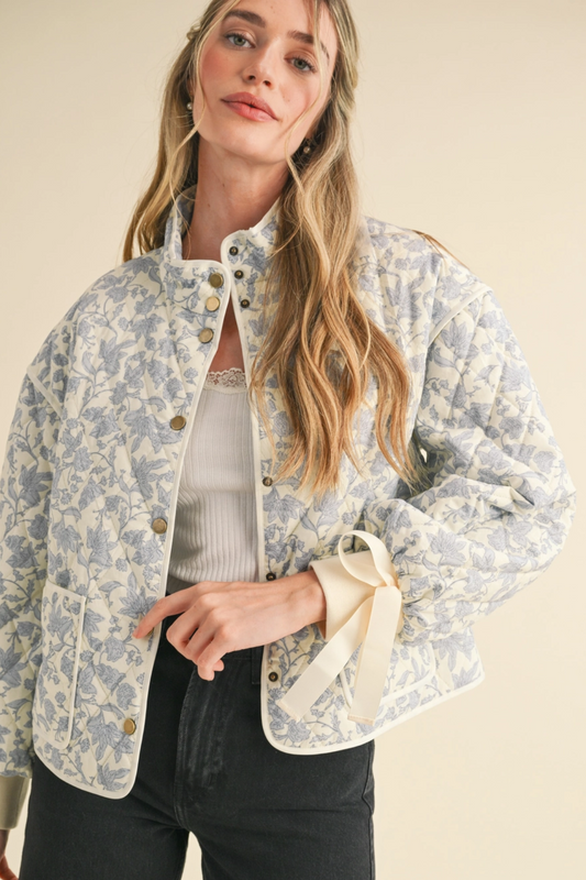Floral Quilted Jacket