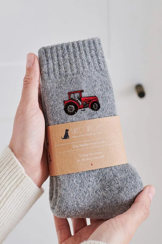Tractor Countryside Walking Socks