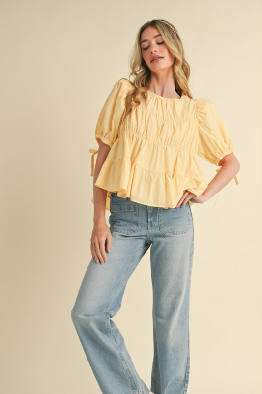 Margot Butter Yellow Top