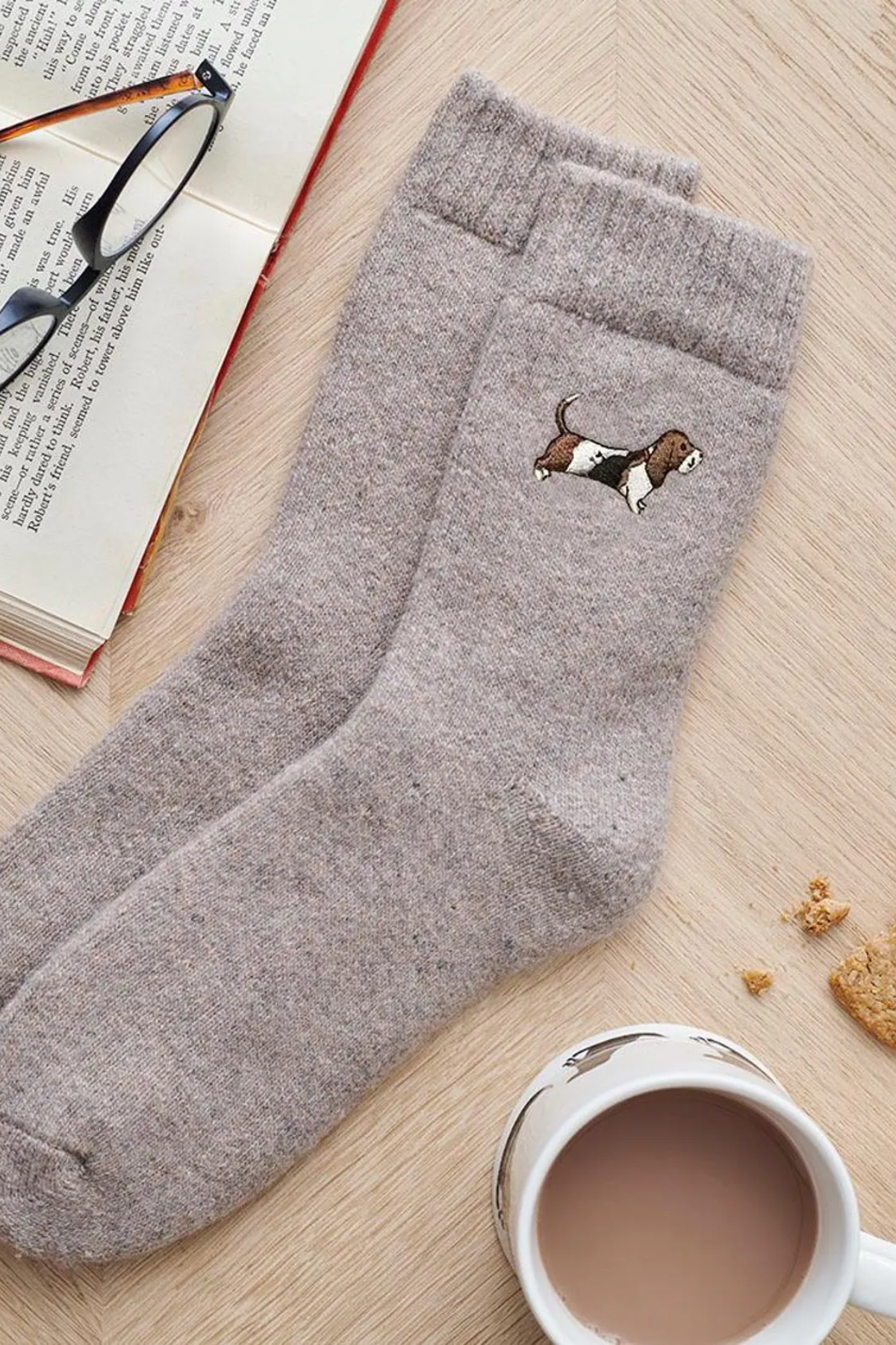 Dog Walking Socks - Basset Hound