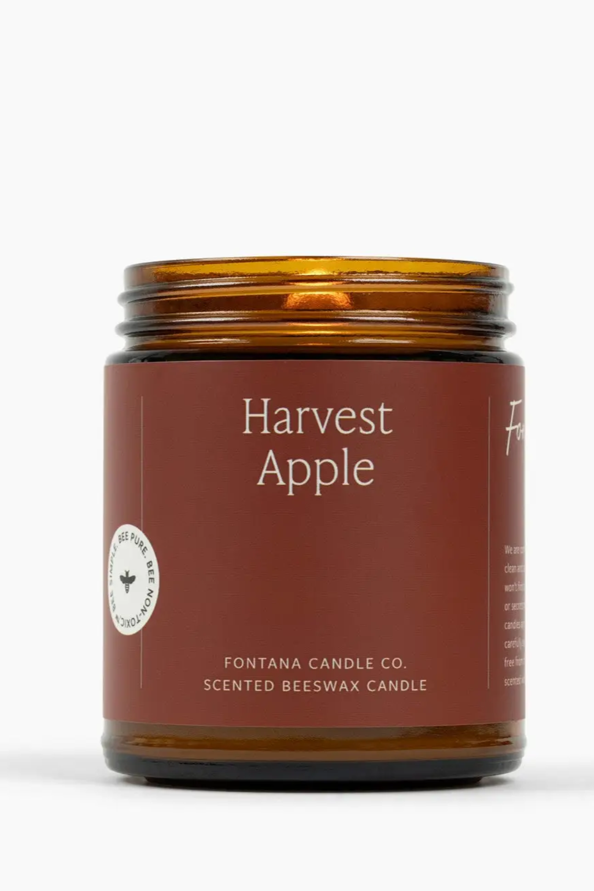 Harvest Apple Beeswax & Essential Oil Non Toxic Candle