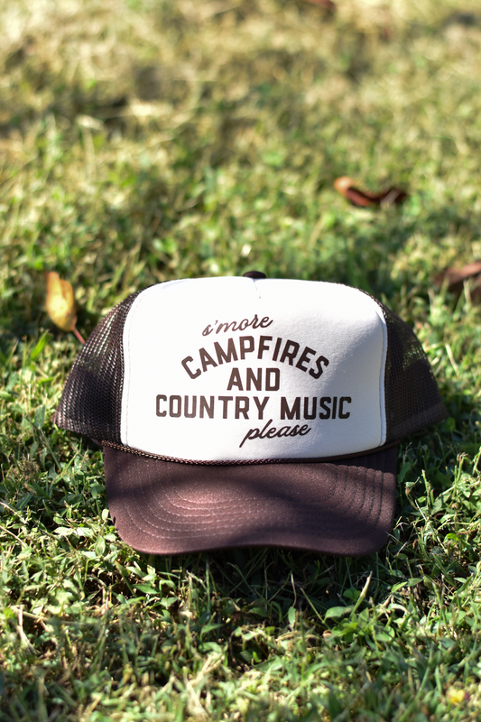 Campfires & Country Music Trucker Hat