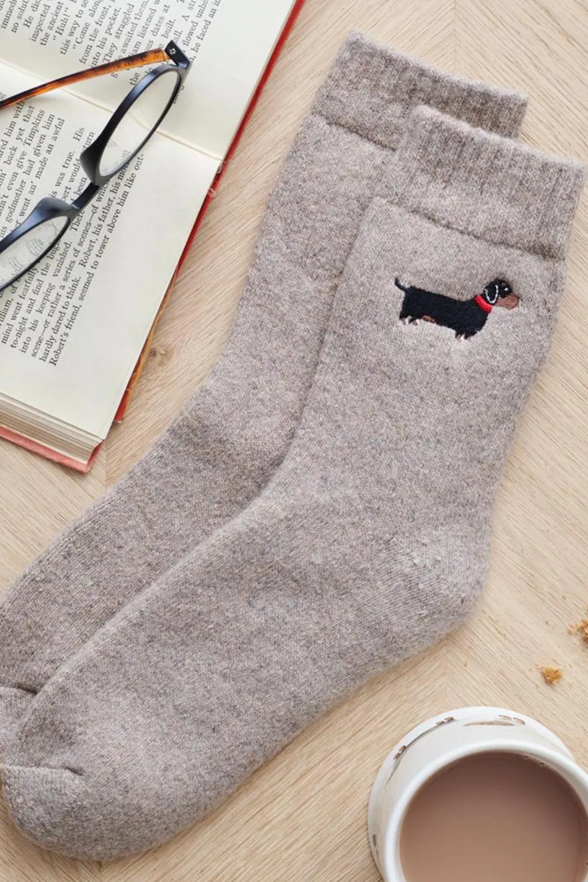 Dog Walking Socks - Dachshund