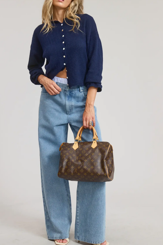 Essential Button Down Cardigan Top