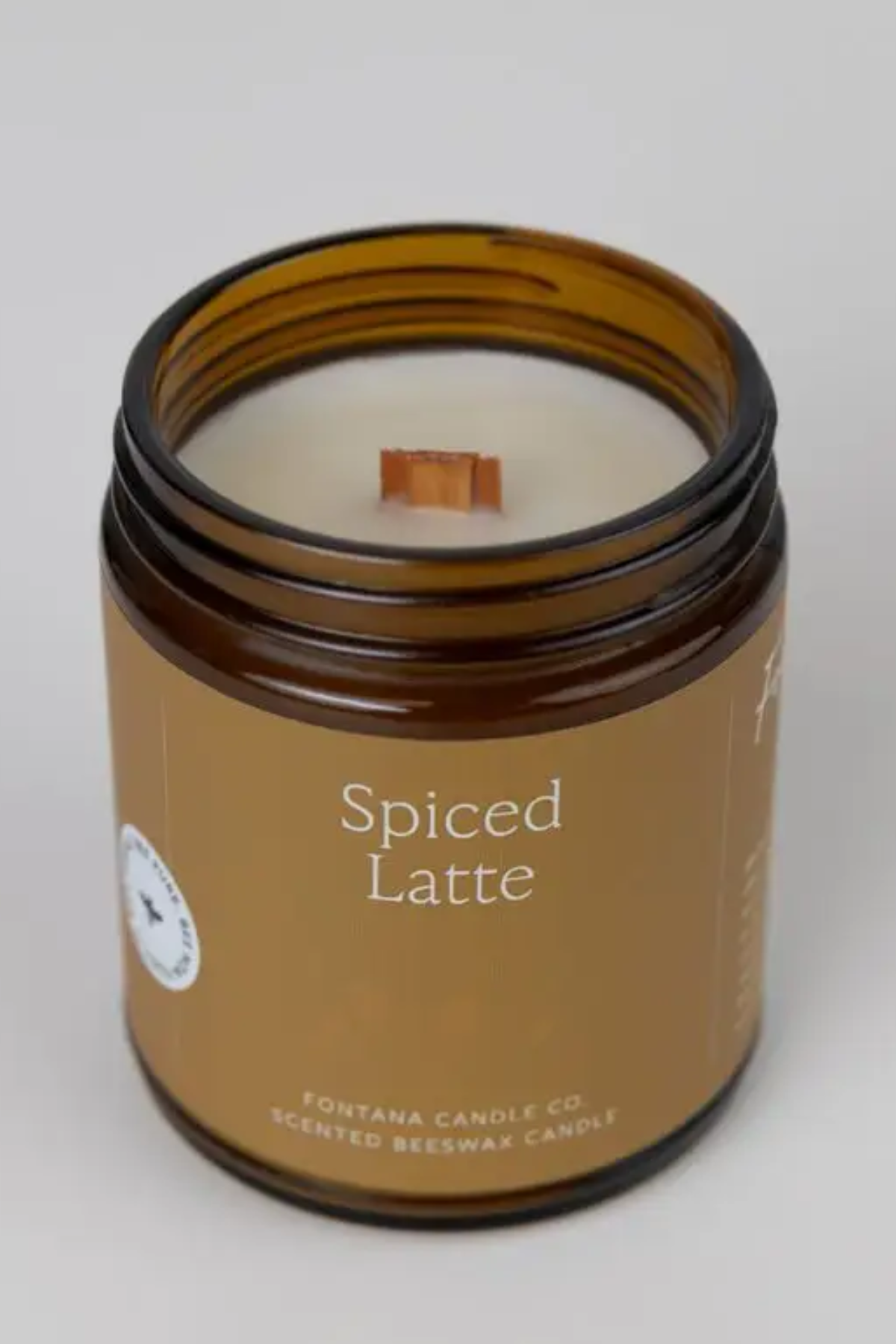 Spiced Latte Essential Oil Beeswax Non Toxic Candle