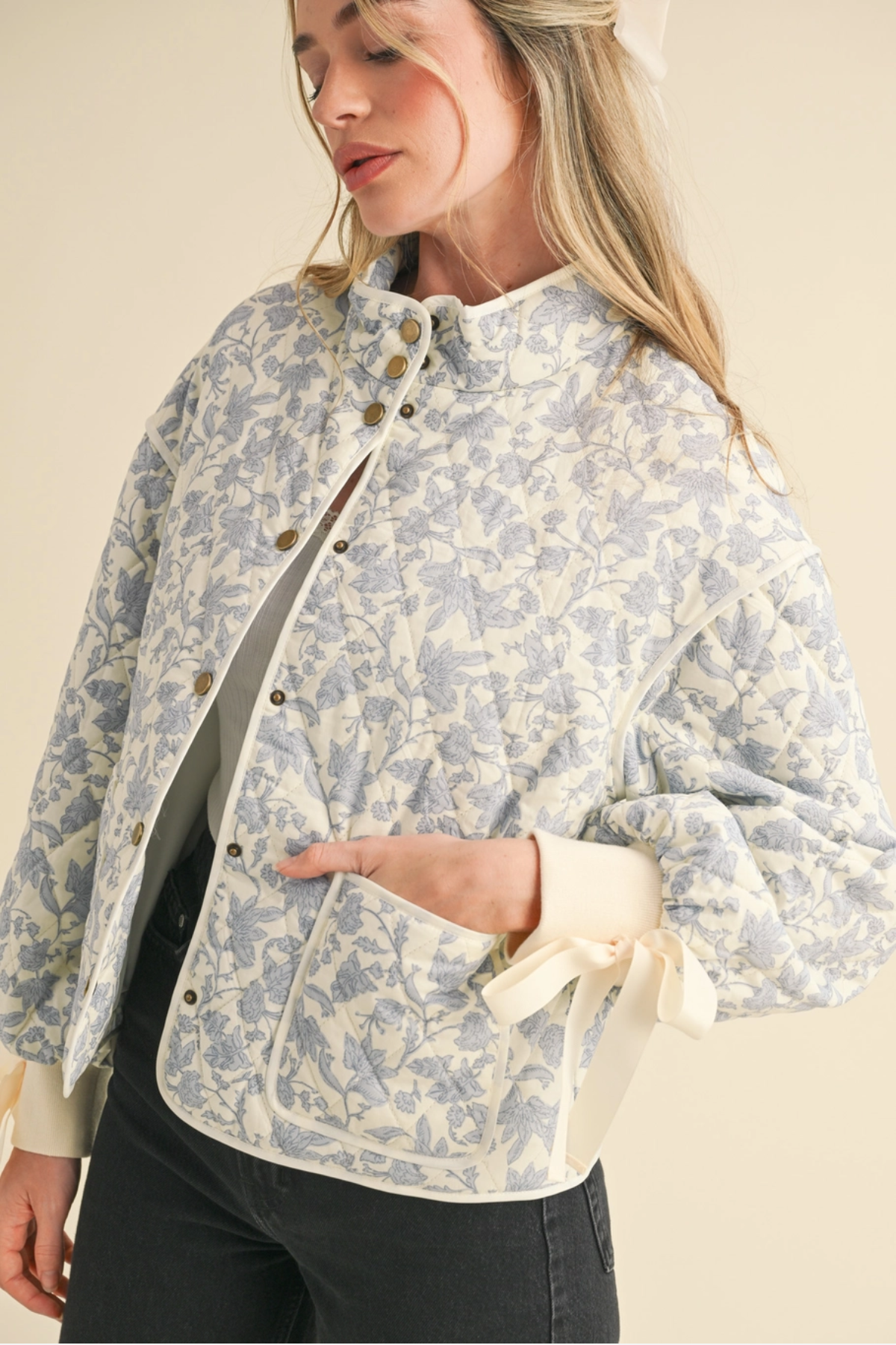 Floral Quilted Jacket