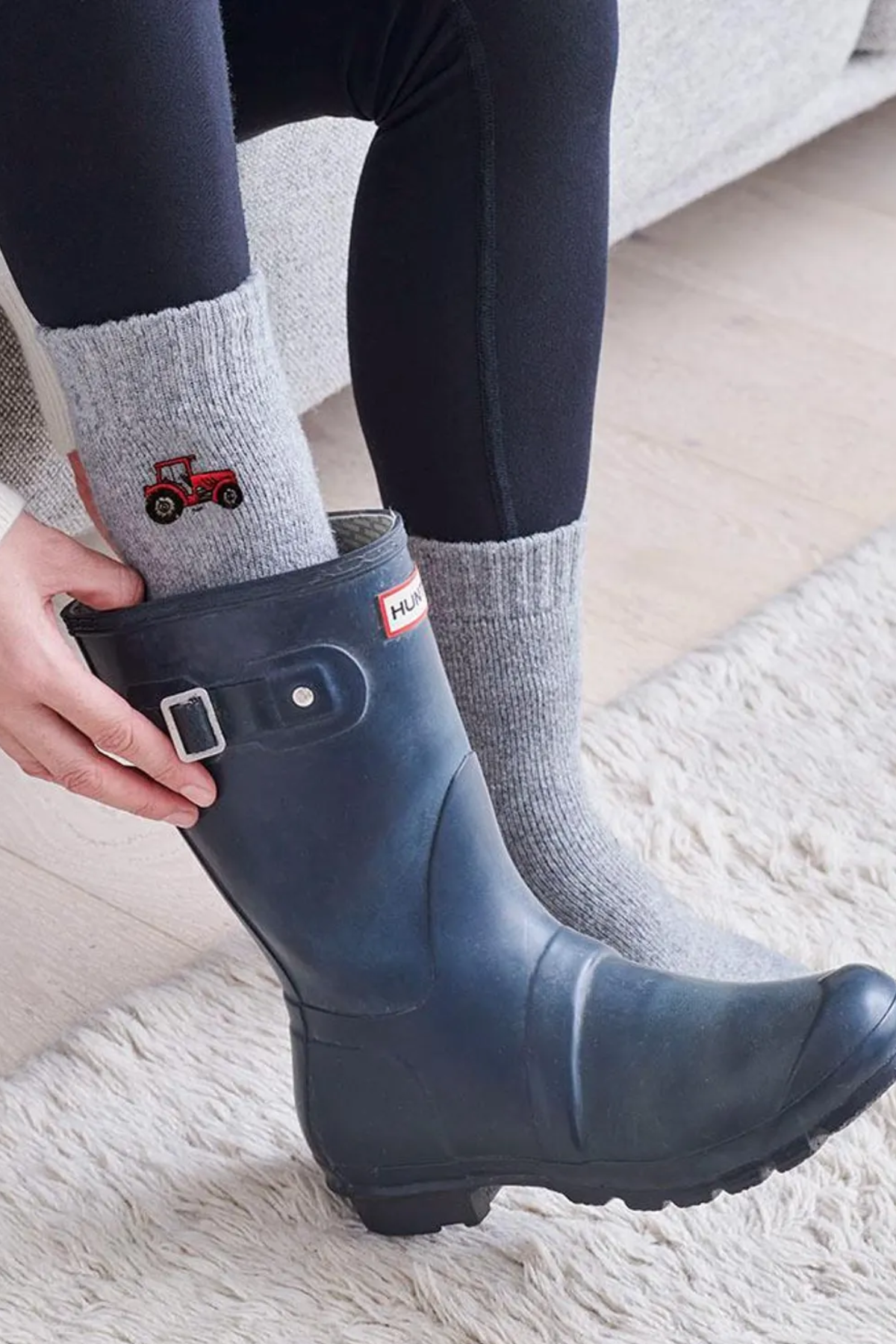 Tractor Countryside Walking Socks
