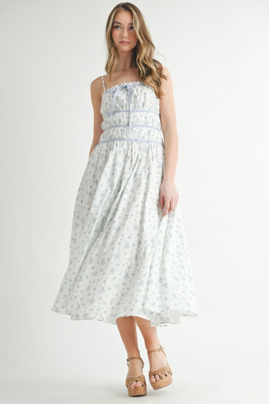 Elodie Floral Midi Dress