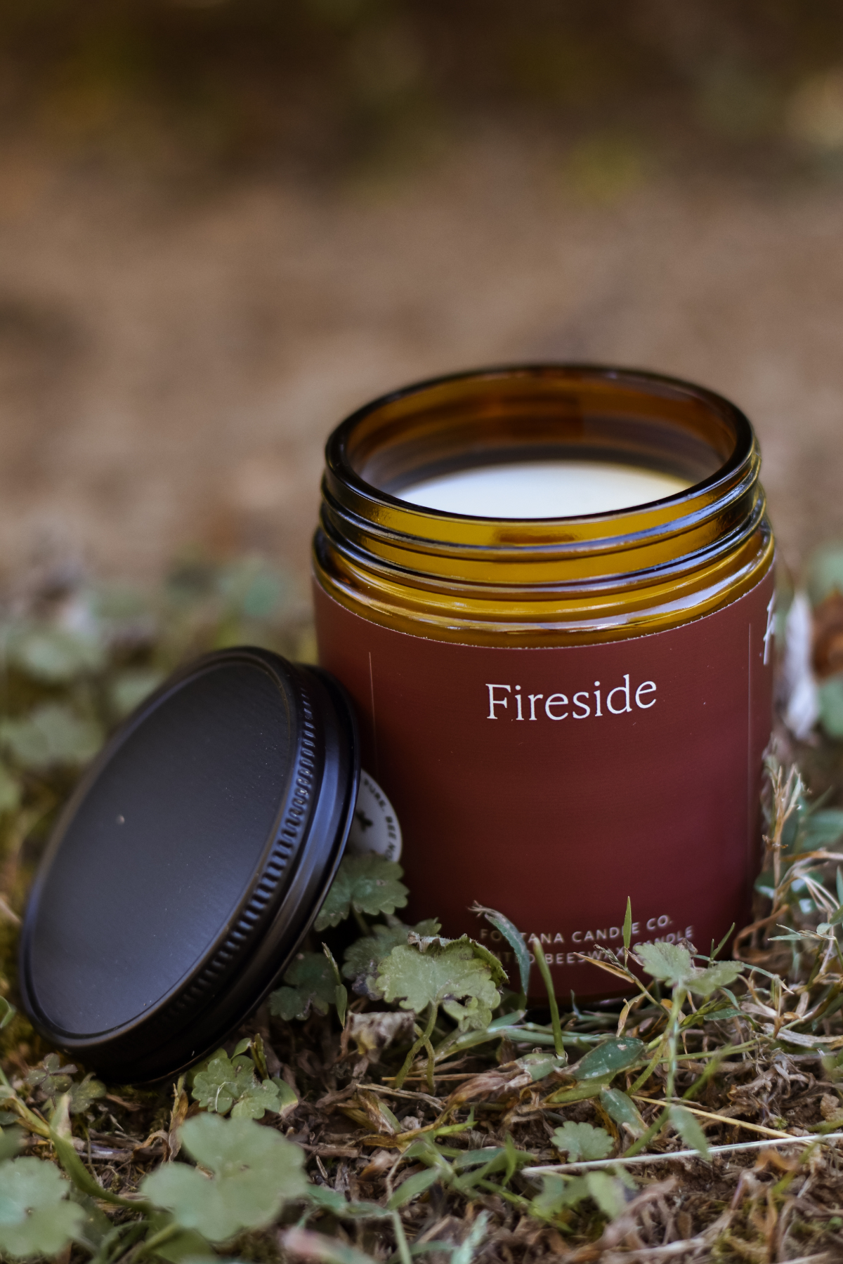 Fireside Essential Oil Beeswax Non Toxic Candle