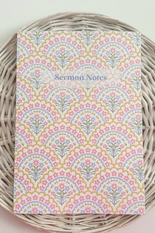 Scalloped Sermon Notebook
