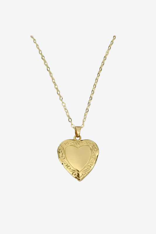 Forever Love Heart Locket Necklace